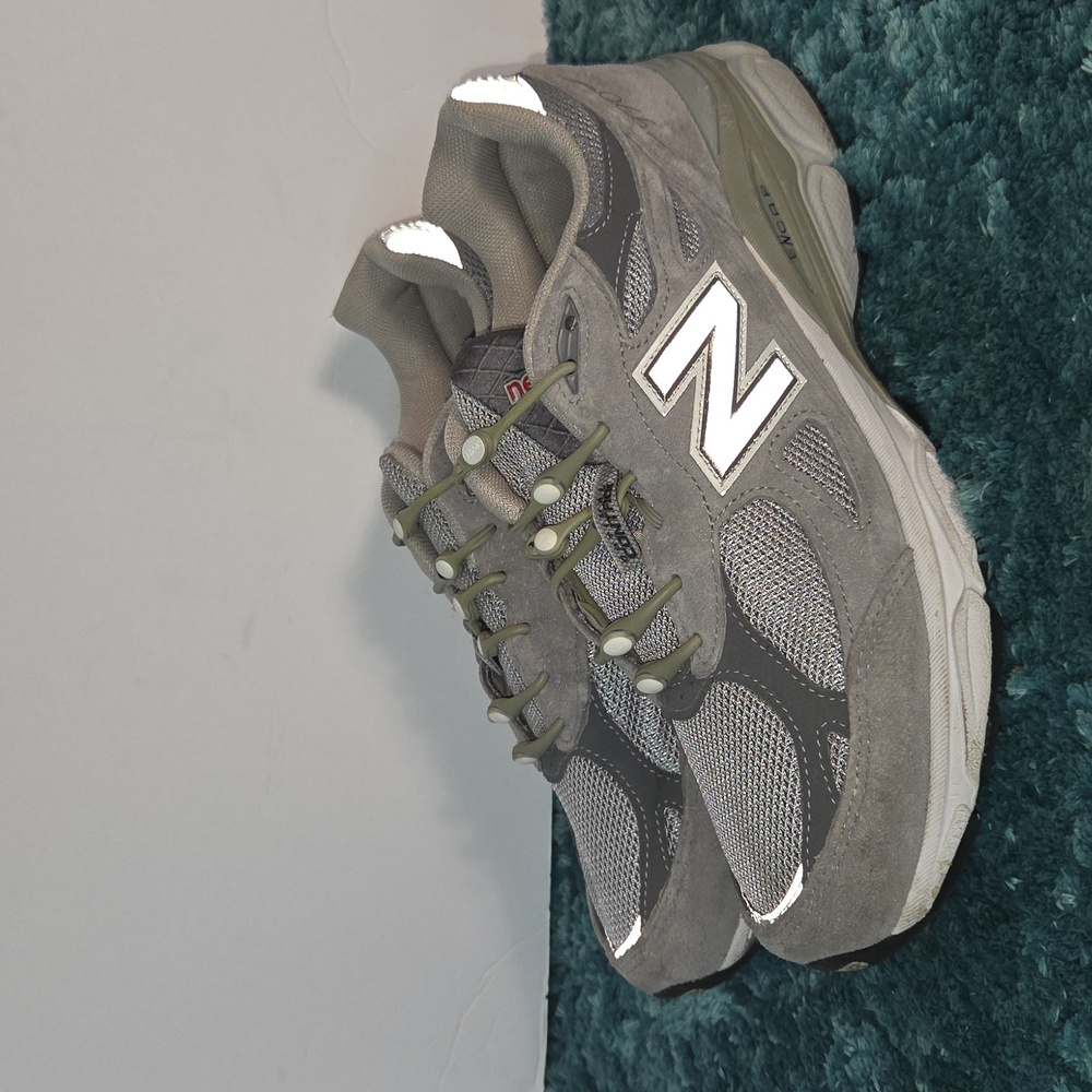 New Balance 990 Womens Gray and White Athletic Shoes Size 9.5 - Picture 2 of 11